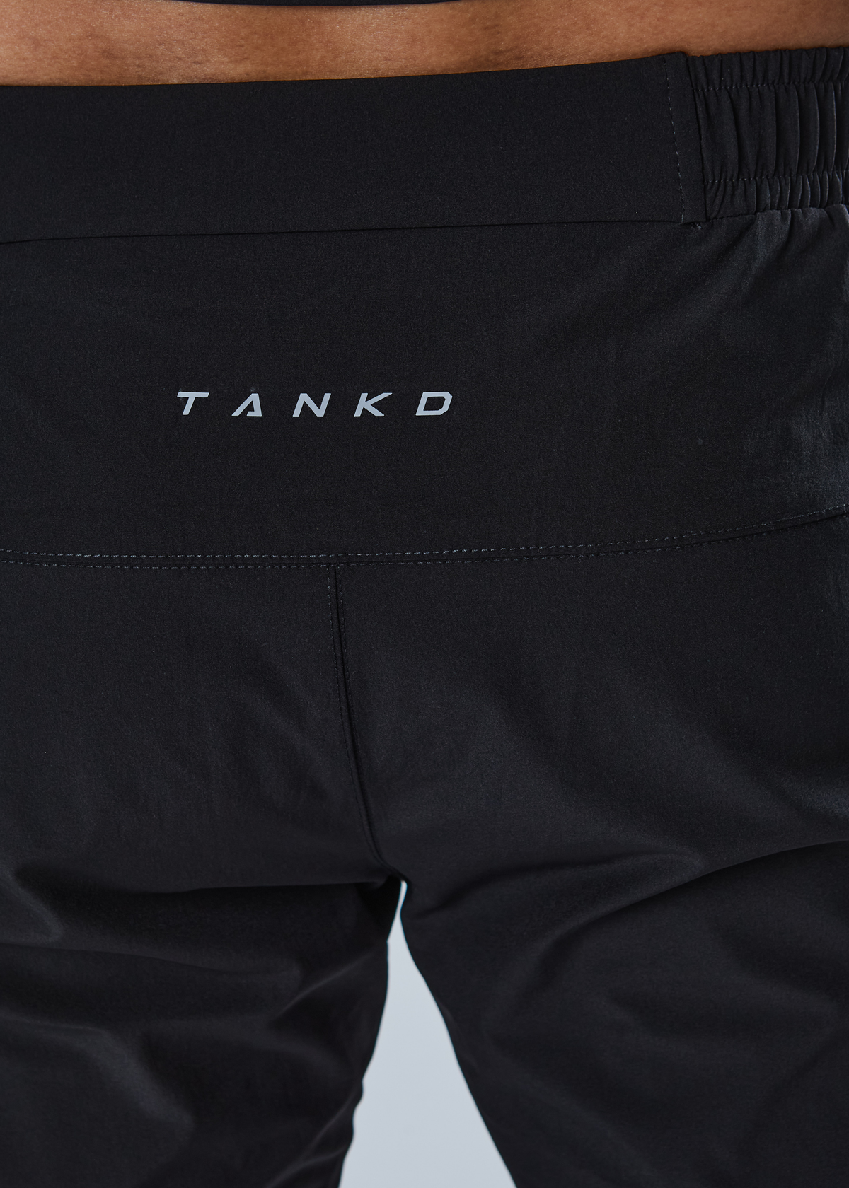 Core Tapered Zip Cuff Joggers (Black)