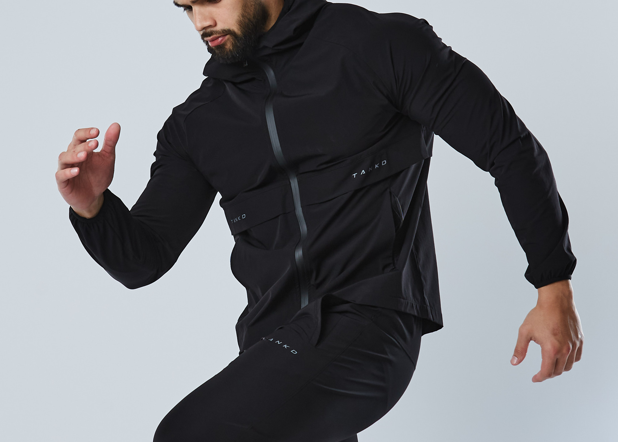 Tail Wind Zip Jacket (Black)