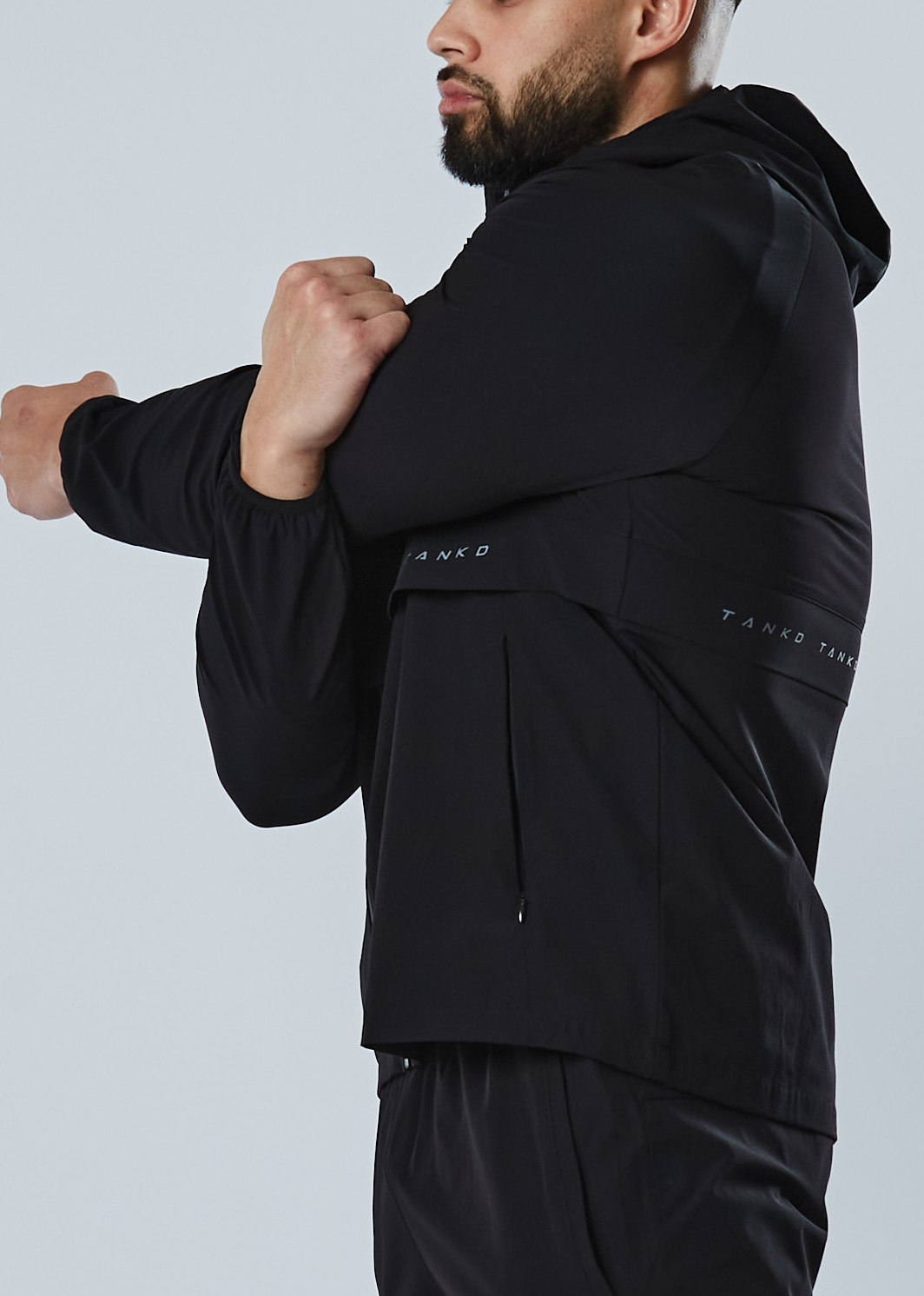 Tail Wind Zip Jacket (Black)